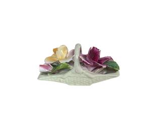 (O4) - Thorley Bone China Flower Basket Thorley, England  ·  c. 1950s–70s ($30 OBO)