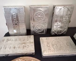Stanley Szwarc Stainless Steel Folk Art Boxes (Chicago Artist)