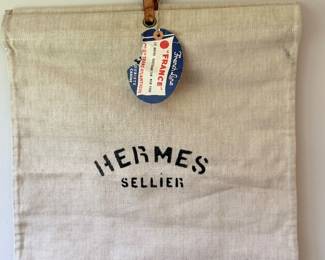 Authentic Hermas Canvas Shopping Bag
