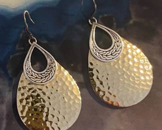 John Hardy Earrings 18kt & Sterling Earrings