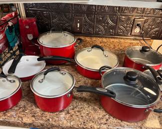Brand new pots and pans 