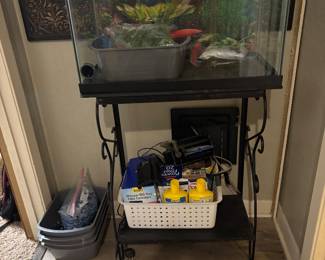 Complete fish aquarium