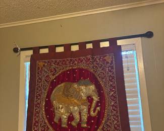 Elephant hanging tapestry 