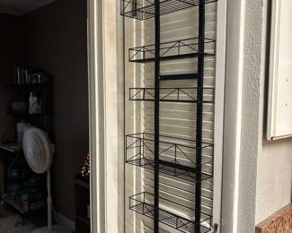 Spice rack over the door