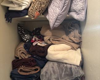 Blankets and pillows 