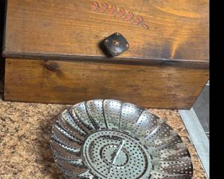 Vintage bread box 