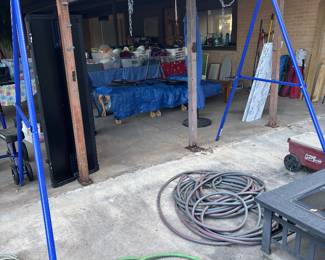 Swing set base