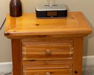 End Table & Lamp x2