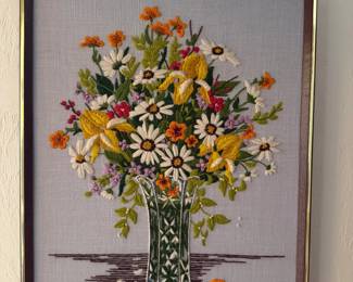 Framed embroidery