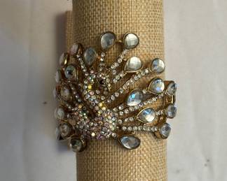 STUNNING Vintage multi-stone cuff bracelets