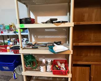 Shelf, yard tools