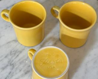 Fiestaware mugs