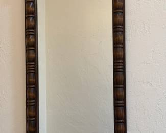 Framed wall mirror