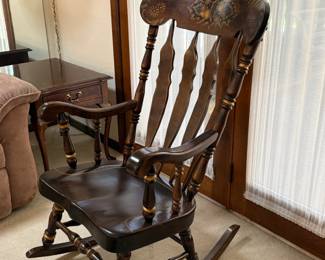 Nichols & Stone Stenciled Rocker