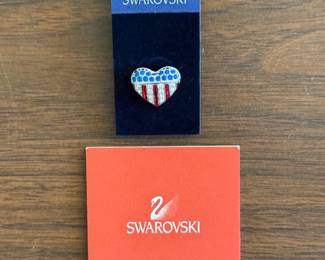 Swarovski crystal pin