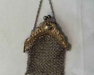 Sterling coin finger purse
