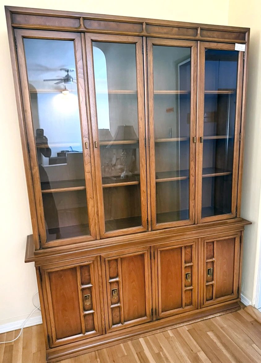 Mid-century modern china cabinet