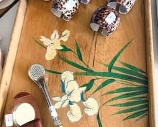 Vintage wooden tray
