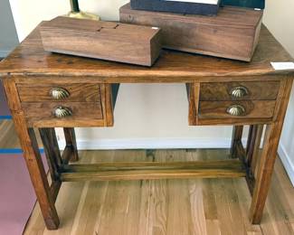 Vintage wooden desk