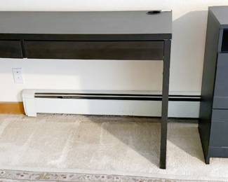 MDF desk + file cabinet