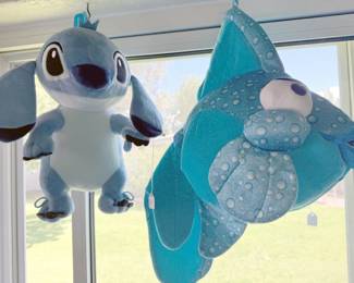 Stuffed animals/plushies, including Stitch