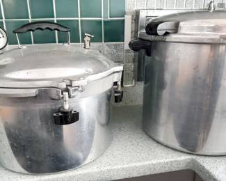 Vintage pressure cookers