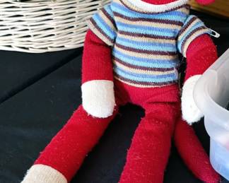 Stuffed animals/plushies, including sock monkey