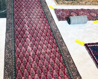 Persian Boteh runner rug approx 36” x 216”