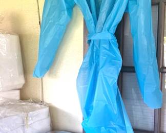 Disposable plastic smocks -- different styles available! Large number!