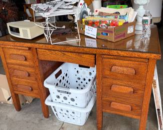 Vintage solid wood desk