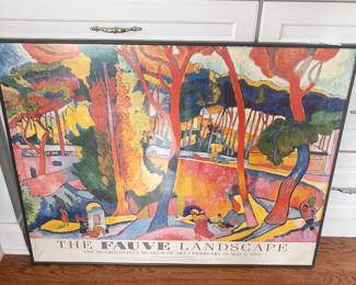 The Fauve Landscape framed poster