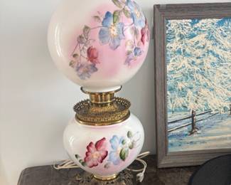 Vintage Gone with the Wind parlor lamp