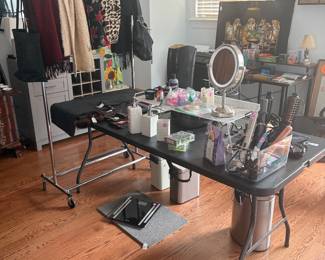 Women scarves, boots, handbags