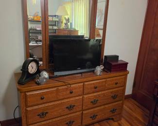 Large dresser with mirror