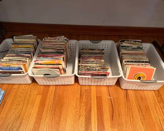 45 records, lots and lots of 45 records!!