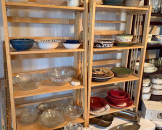 bowl sets, baking dishes, Polish pottery
