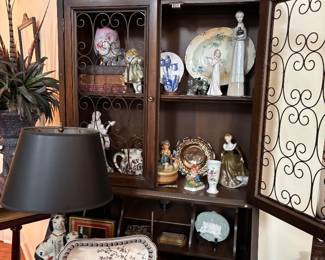 Beautiful secretary filled with equally beautiful items.