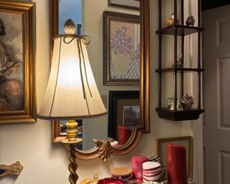 One of several handsome mirrors. 