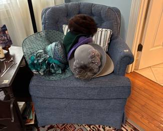Pair of comfortable chairs.  Perfect condition..