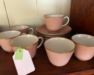 Vtg MCM Richard Sinori Teacup and Saucer Set
