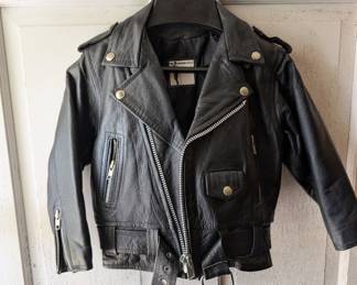 Child’s Leather Mr Motorcycle Jacket