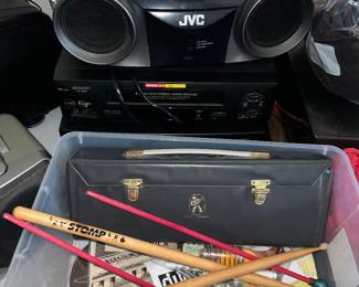 JVC CD Player, Musical Instruments for Kids (more not pictured yet!)