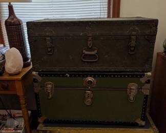 3 Vintage Trunks