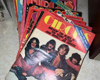 Vintage Circus Music Rock Magazines