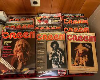 Vtg Creem Rock Magazines