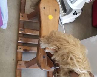 Antique rocking horse 