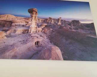 Large art piece of the bisti