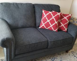 Blue love seat