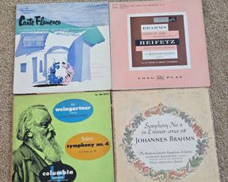 Vintage Classical Vinyl Record Collection LPs Brahms Focus