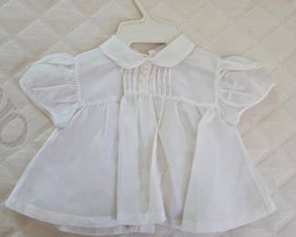 Vintage Baby Togs White Infant Blouse